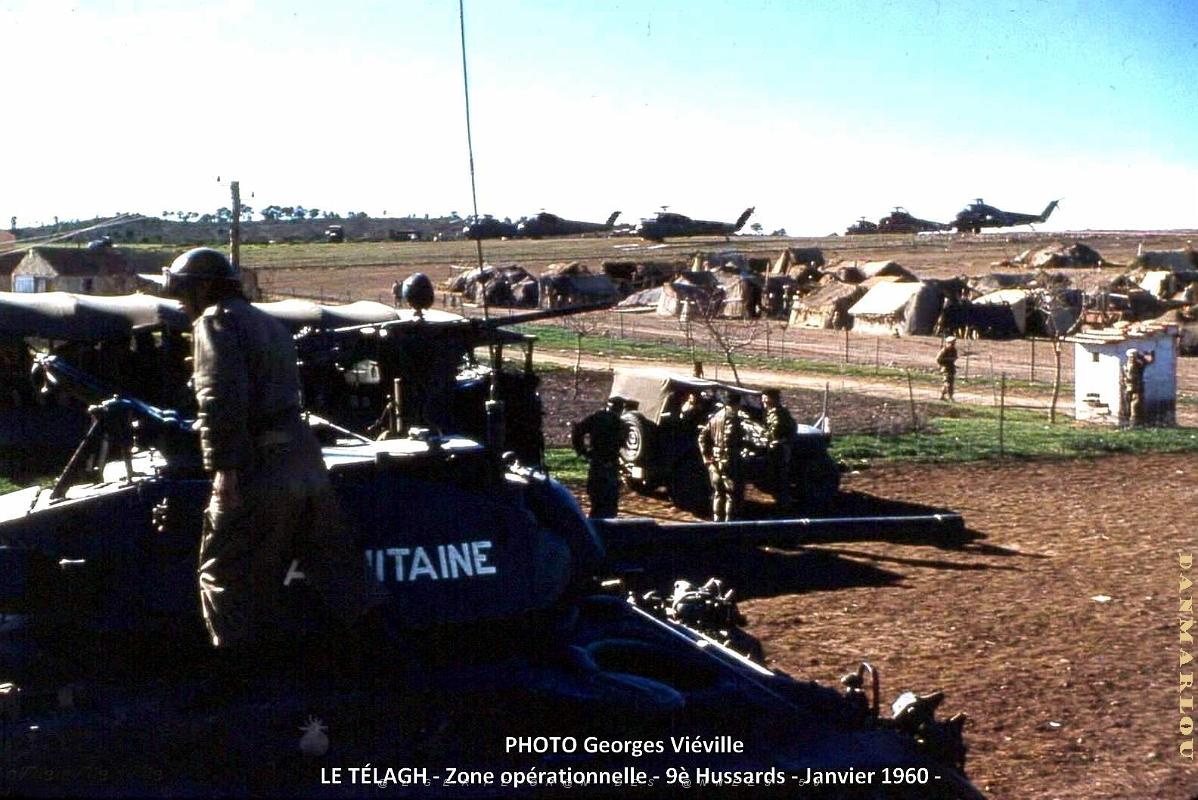 Le Telagh - Zone operationelle - 9e Hussards - 1960.jpg